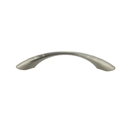 Crown 5" Deco Cabinet Pull with 3-3/4" Center to Center Satin Nickel Finish CHP8065SN